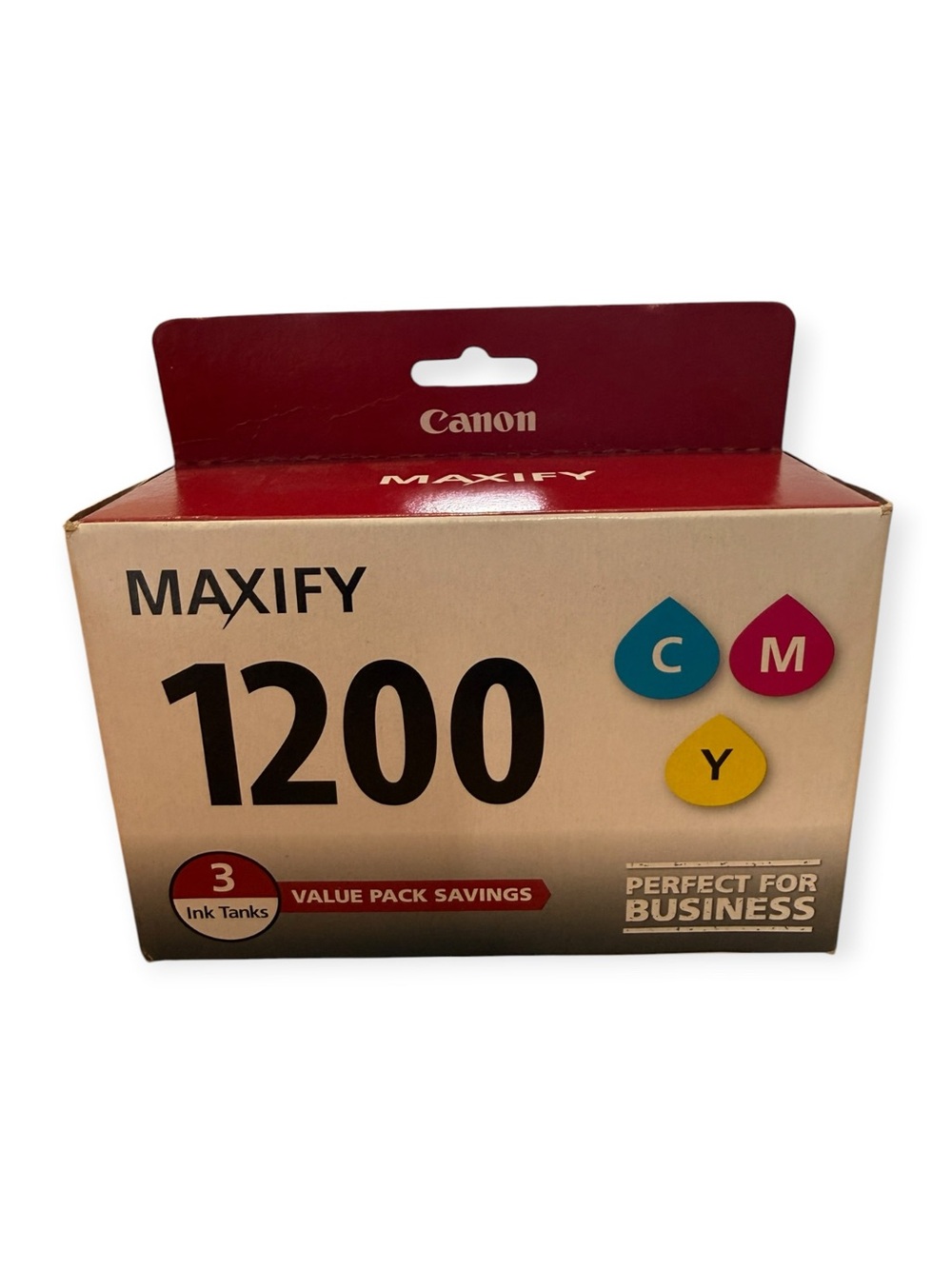 Genuine Canon Maxify 1200 Value Pack 3 Ink Tanks Cyan Magenta Yellow